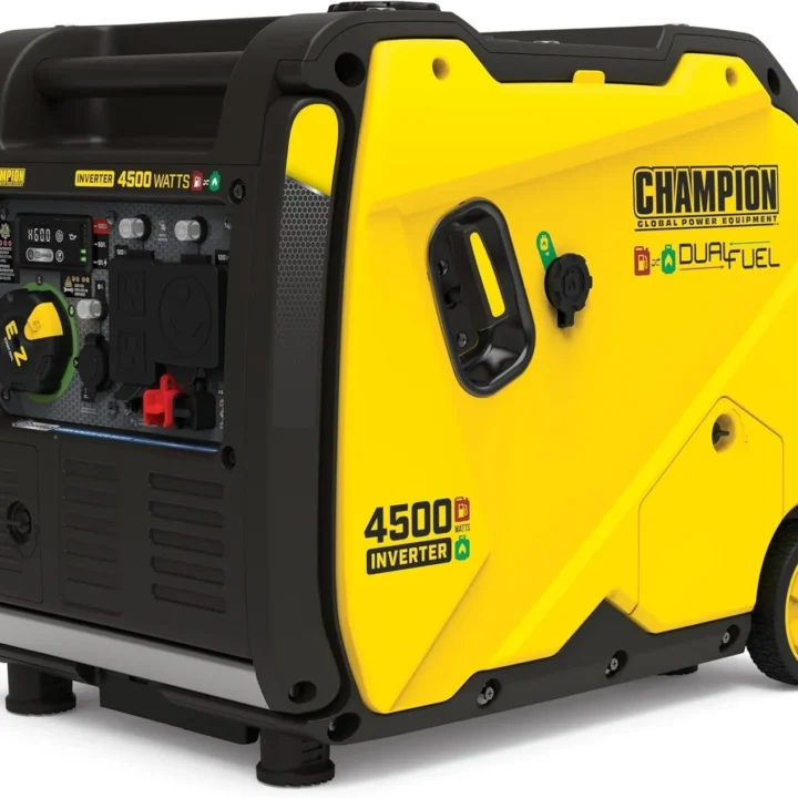 Champion 4,500-Watt Portable Dual Fuel Inverters Generators 200991