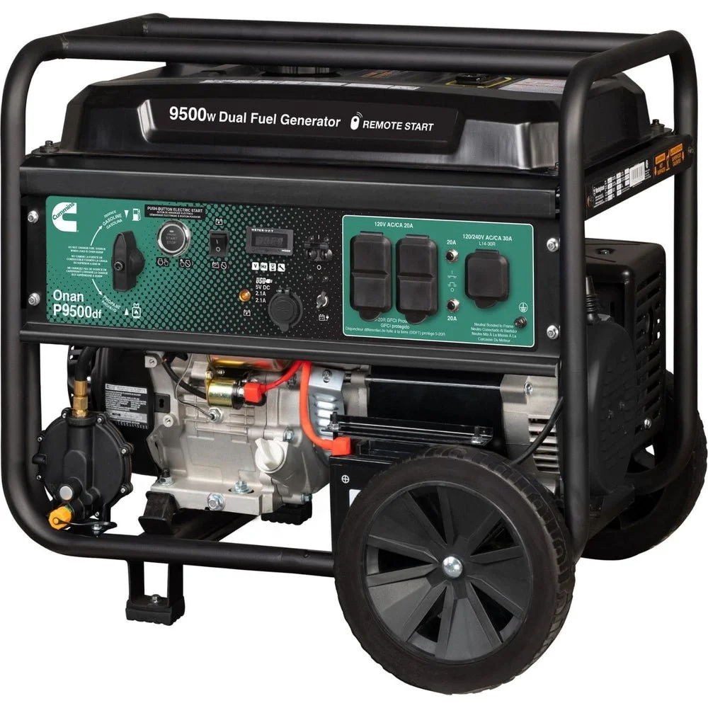 1-140-1-1.webp Cummins Onan P9500df Dual Fuel Portable Generators. - Image 1