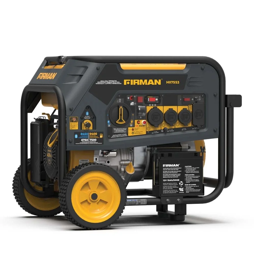 1-184-1-1.webp Firman H07553 7500W/9400W Dual Fuel Portable Generators. - Image 1