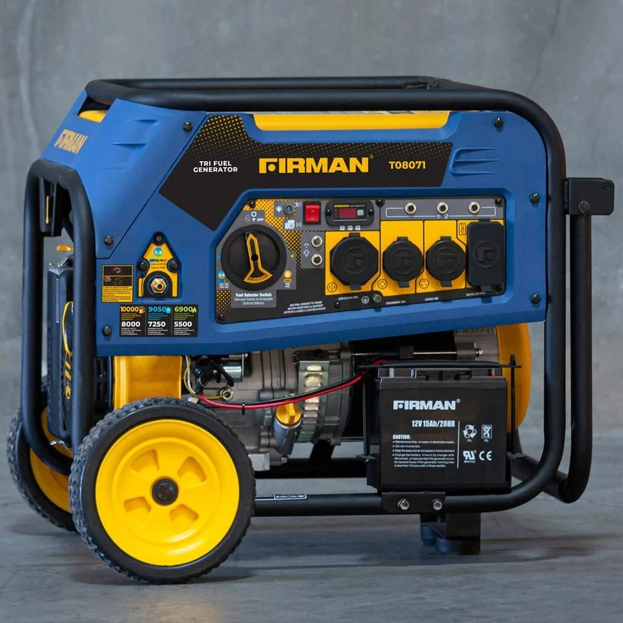 1-221-1-1.webp Generator 8000W/ 10,000W Tri Fuel Electric Start 120V/240V with Wheel Kits, - Image 1