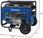 Westinghouse 6600 Peak Watt Home Backup Portable Generator, Transfer Switch Ready 30A Outlet, RV Ready 30A Outlets. - Image 9