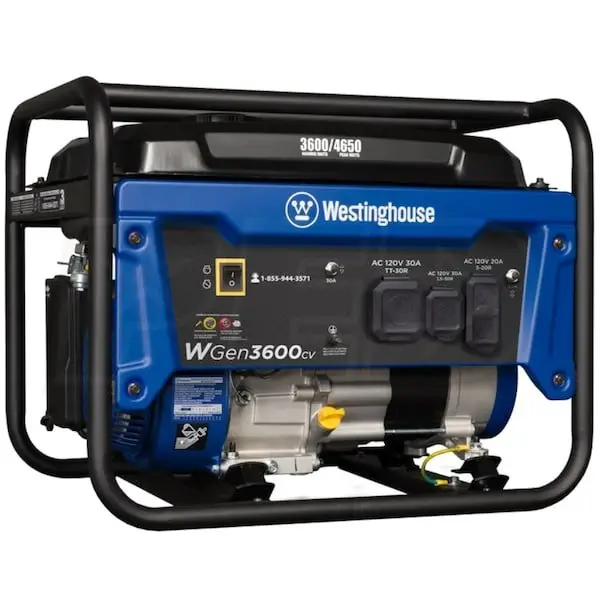 1-288-1-1.webp Westinghouse WGen3600cv – 3600 Watt Portables Generators w/ RV Outlet & CO Sensor (49-State) - Image 1