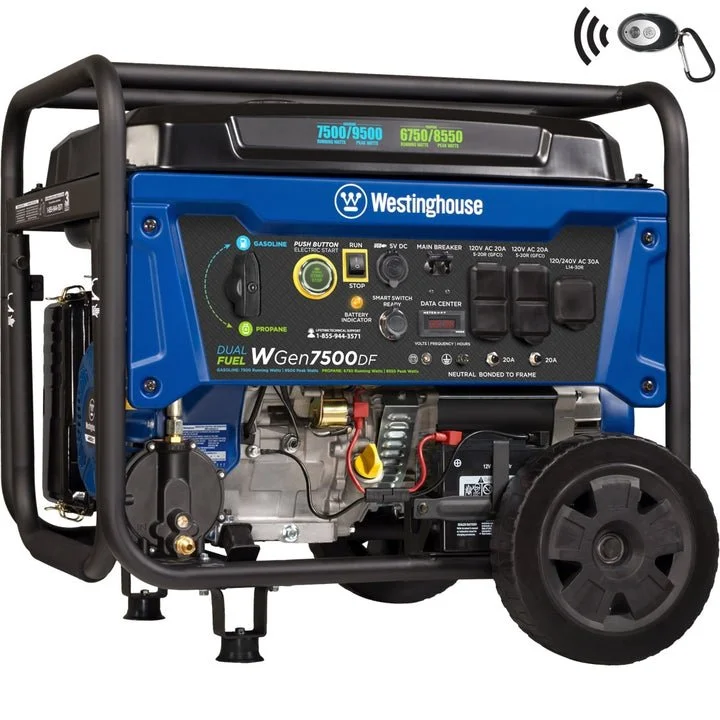 1-302-2.webp Westinghouse WGen7500DF Dual Fuel Portable Generators. - Image 1