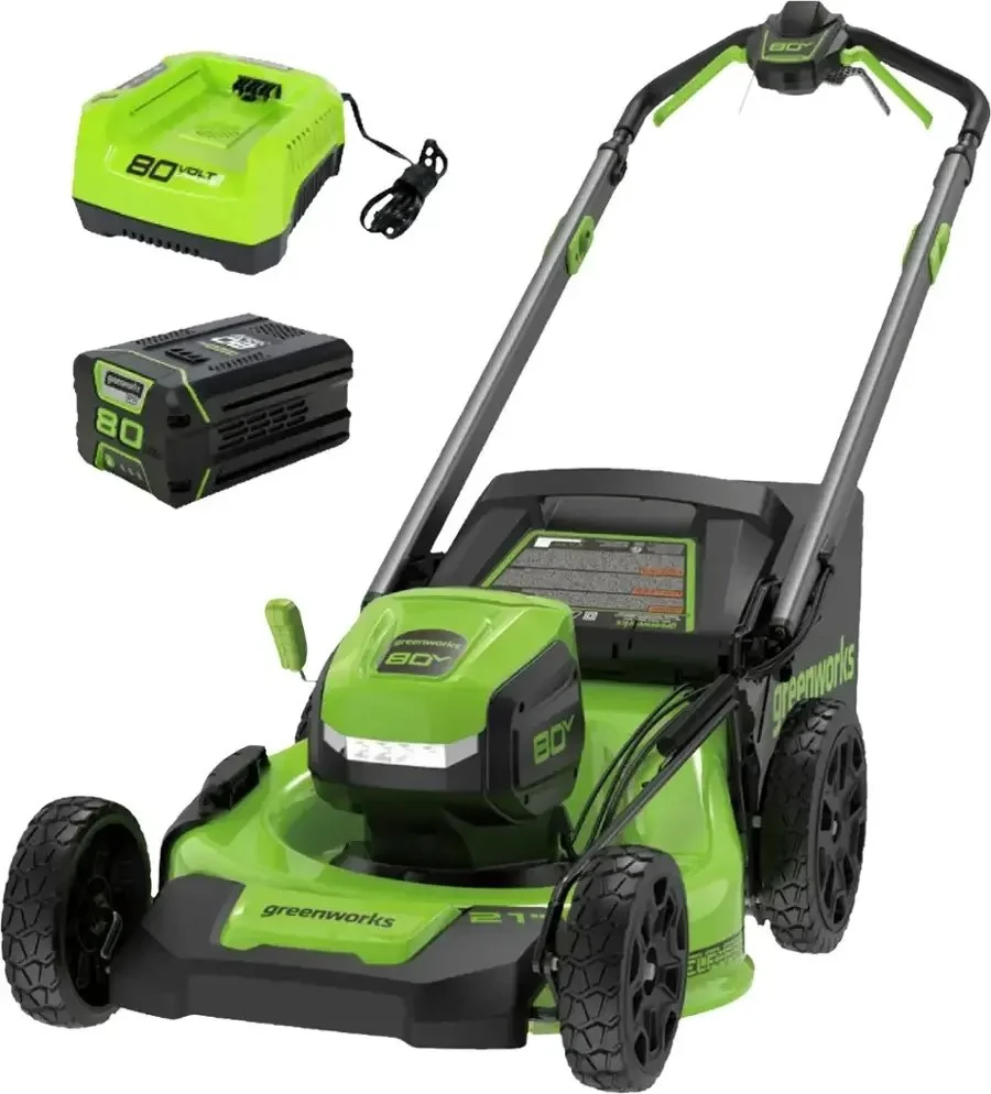 1-426-1-1.webp Greenworks 80V 21-Inch Self-Propelled Lawn Mowers. - Image 1