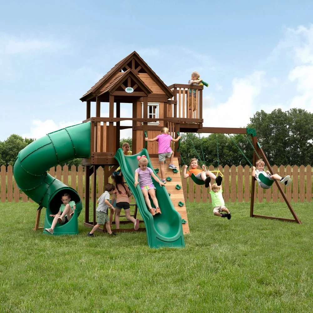 2200043_HERO-3-1.webp Backyard Discovery Skyfort III Swing Set - Image 1