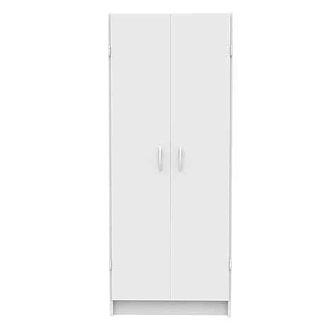 41RbrKM7nYL._SX466_-1.jpg ClosetMaid Pantry Cabinet Cupboard with 2 Doors, Adjustable Shelves, Standing, Storage for Kitchen, Laundry or Utility Room, White - Image 1