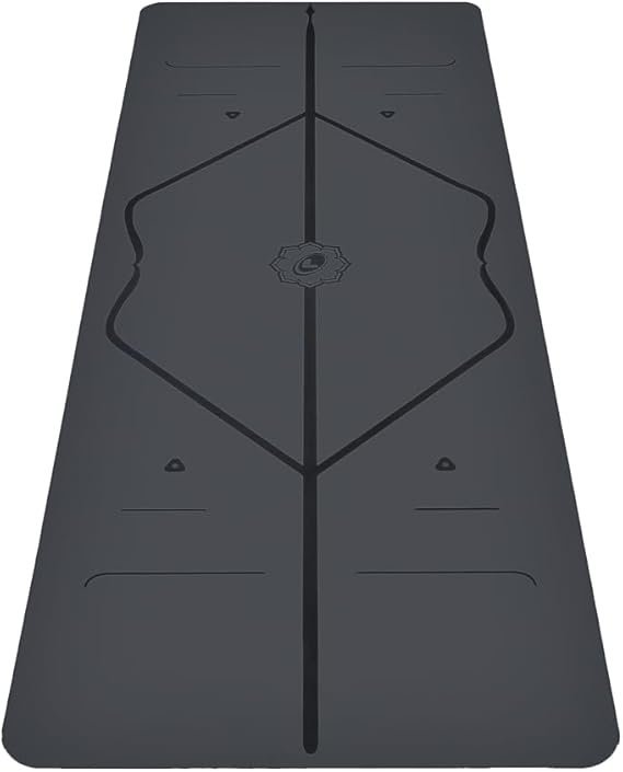 41jBqFTYZVL._AC_SX569_-1.jpg Liforme Original Yoga Mat – Free Yoga Bag Included – Patented Alignment System, Warrior-like Grip, Non-slip, Eco-friendly, sweat-resistant, long, wide, 4.2mm thick mat for comfort Visit the LIFORME Store - Image 1