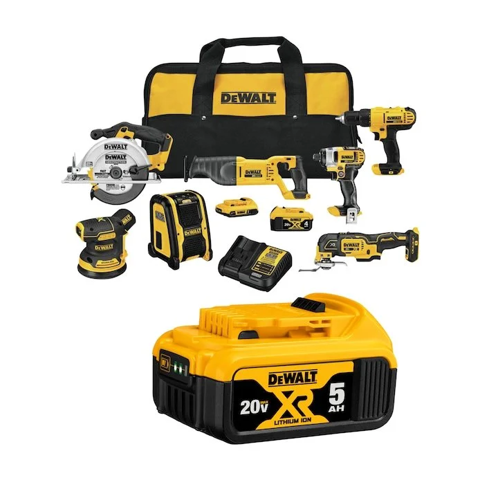 48327108-1-1-1.webp DEWALT 20V MAX Combo Kit, Compact 7-Tool (DCK720D2) - Image 1