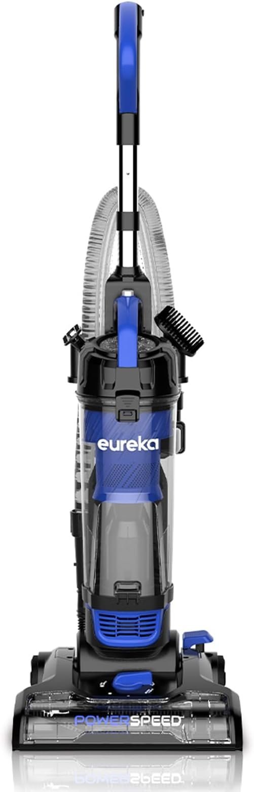 51NTk4t3oJL._AC_SX679_-1.jpg Eureka Lightweight Powerful Upright Vacuum Cleaner for Carpet and Hard Floor, PowerSpeed, New Model,Blue,black/New Model - Image 1