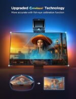 Govee TV Backlight 3 Lite with Fish-Eye Correction Function Sync to 75-85 Inch TVs, 16.4ft RGBICW Wi-Fi LED Strip Lights with Camera, 4 Colors in 1 Lamp Bead, Voice and APP Control, Adapter