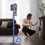 Cordless Vacuum Cleaner, Upgraded 650W 55KPA 70Mins Cordless Stick Vacuum Cleaner with Self-Standing and Touch Screen, Anti-tangle Wireless Vacumm, Vacuum Cleaners for Home/Pet Hair/Carpets/Floors