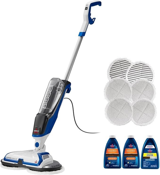 61zEKgf85HL._AC_SX679_-1.jpg Bissell® SpinWave Hard Floor Expert Corded Spin Mop Cleaner with Washable mop Pads for Sealed Hard Floors, 20393 - Image 1