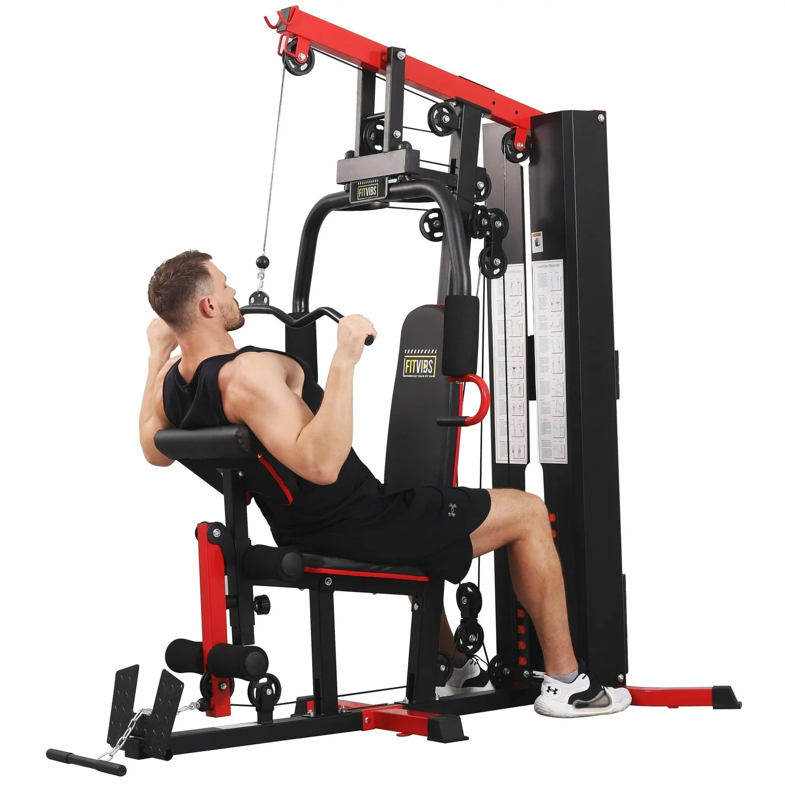 655-2-1-1.webp Fitvids LX750 Multifunctional Full Home Gym System Workout Station - Image 1