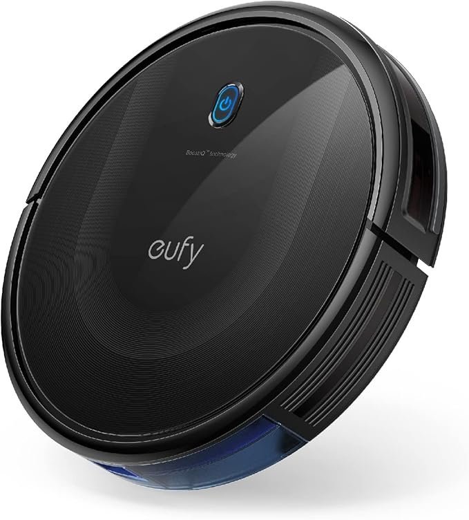 7162dbcZW3L._AC_SX679_-1.jpg eufy Robot Vacuum 11S MAX, Super Thin, Powerful Suction, Quiet, Self-Charging Robotic Vacuum Cleaner, Cleans Hard Floors to Medium-Pile Carpets, Black - Image 1