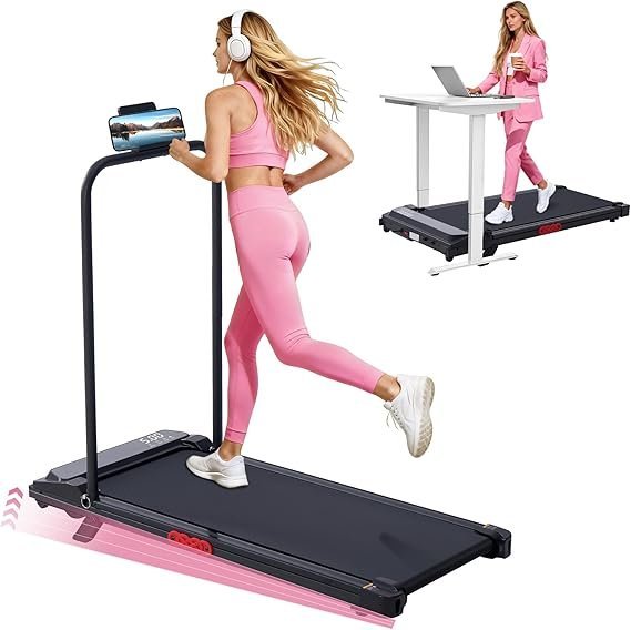 71HSEjBNrL._AC_SX569_-1.jpg Walking Pad with Incline, 2026 Upgrade Electric Small Walking Pad with Handle Bar, 3.0HP Protable Walking Pad Treadmill with Handles and Incine for Home Small, 0.6-7.6MPH, 350LBS - Image 1