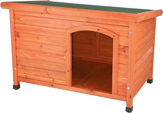71f2xkZ5iyL._AC_SX679_-1.jpg TRIXIE Pet Products Dog Club House, Large,Glazed Pine,40.75×26.75×28.25 Inch (Pack of 1),39552 - Image 1