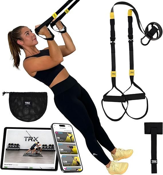 71fWIMZHGeL._AC_SX569_-1.jpg TRX GO Suspension Trainer, At Home, Portable Gym Workout, For Strength Training, Full Body Exercise Equipment - Image 1
