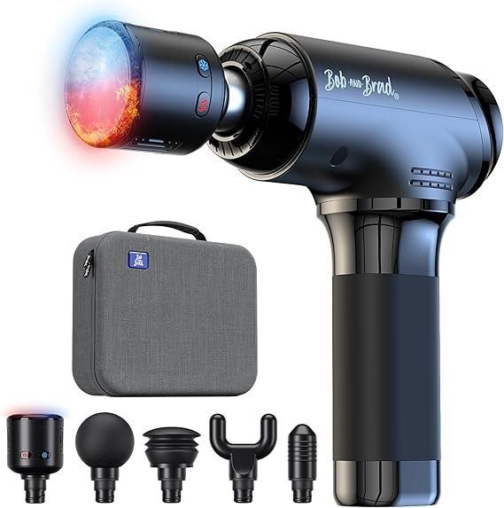 71hw2O-sy8L._AC_SX569_-1.jpg BOB AND BRAD T2 Pro Massage Gun with Heat and Cold, Deep Tissue Percussion Massager Gun for Pain Relief, Muscle Massager, HSA Electric Back Massagers for Professional Athletes FSA Eligible - Image 1