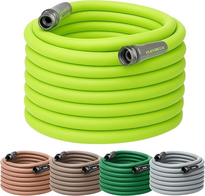 71oaJI-BG3L._AC_SX679_-2.jpg Flexzilla Garden Hose 5/8 in. x 100 ft., Lightweight All-Weather Water Hose, Durable and Flexible, Leak-Free Connections - Image 1
