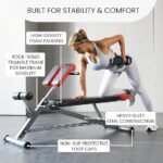FF Finer Form Multi-Functional Weight Bench for Full All-in-One Body Workout – Adjustable Workout Bench Press for Home Gym, Fitness equipment for Back HyperExtension, Roman Chair Exercise, Sit up - Image 2