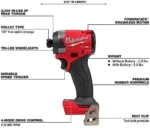 Milwaukee M18 FUEL 18V Lithium-Ion Brushless Cordless Combo Kit with Two 5.0 Ah Batteries, 1 Charger, 2 Tool Bags (7-Tool) - Image 2