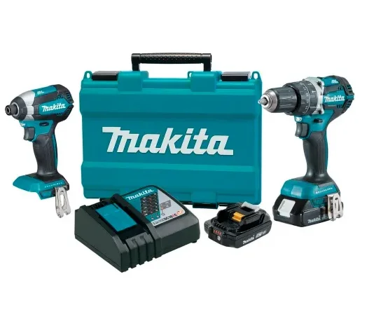 ScrewGun6_791bfc33-1e01-41bc-bf40-b10b6fa0bd98_1024x1024@2x-1-1.webp 18V Compact Makita Lithium-Ion Brushless Cordless Combo Kit XT269R - Image 1