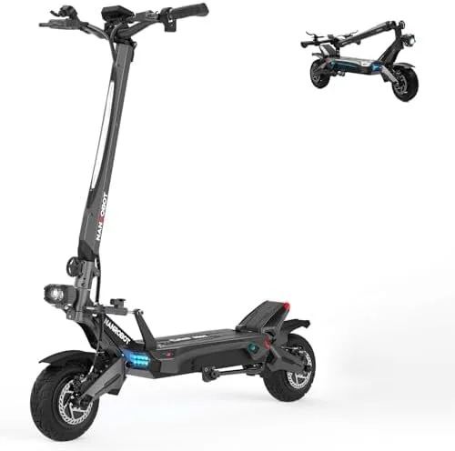 a1-194-1.webp NANROBOT Electric Scooter Adults 50mph Dual Motor Electric Scooter with Suspension 80Miles Range Fast Sports Escooters Folding 10″ Off Road Tires 330LBS Max Loads Complies with UL2272 Certification - Image 1