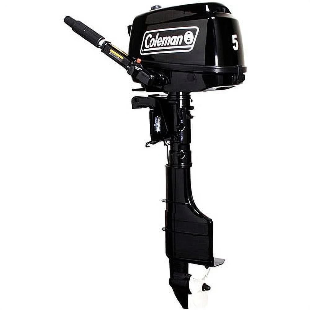 a1-333-1-1.webp Coleman Powersports 5 HP 4 Stroke Outboards Boat Motors with Easy Pull Start F5BMS - Image 1