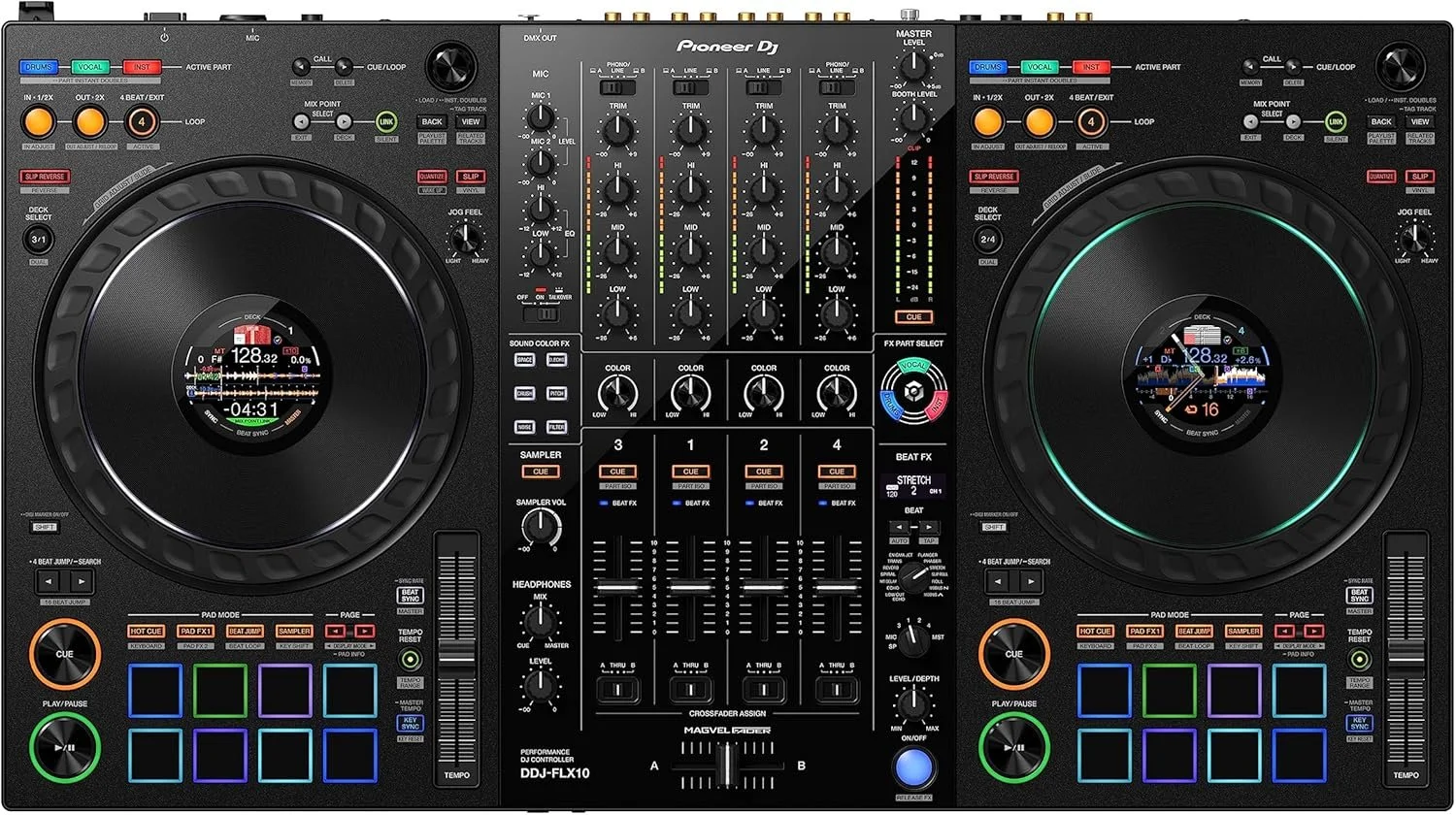 a1-77-1-1.webp Pioneer DJ DDJ-FLX10 4-Channels DJ Controllers - Image 1