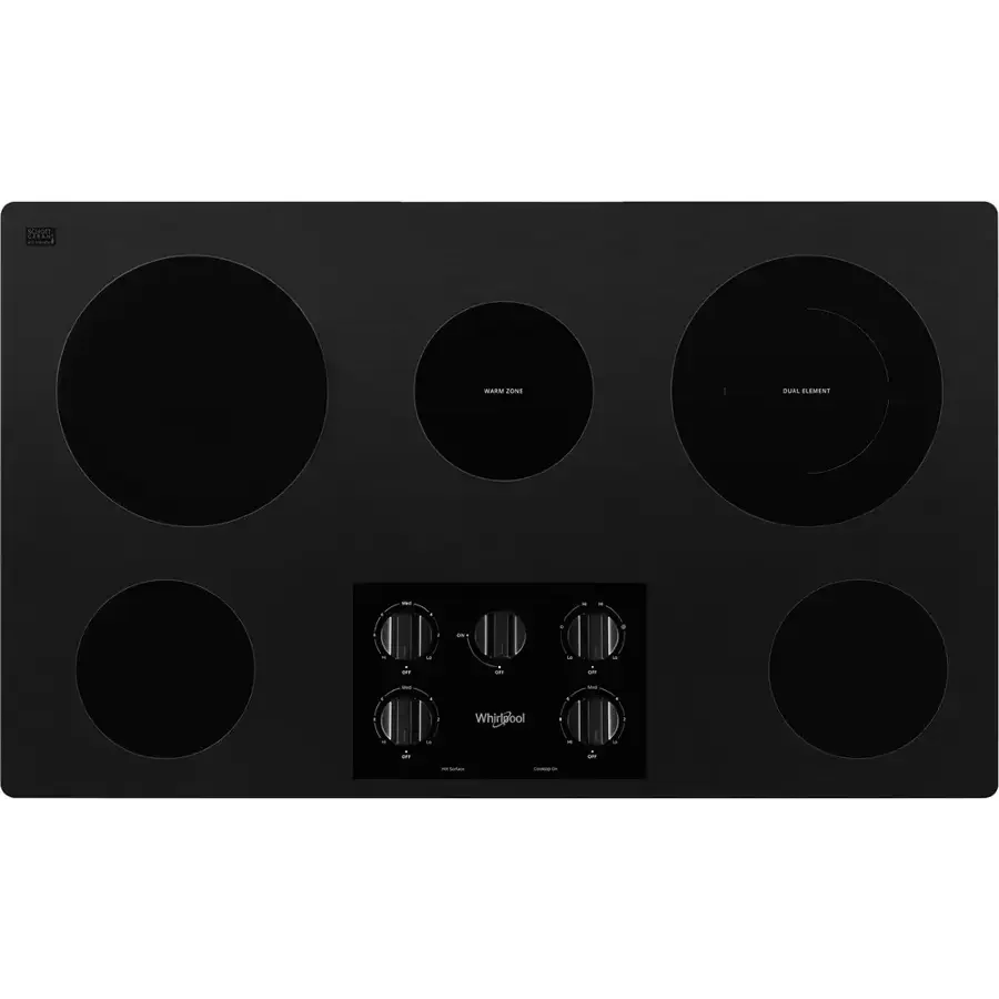 asdf1-1-1.webp Whirlpool 36-Inch Electric Ceramic Glass Cooktops WCE55US6HB - Image 1