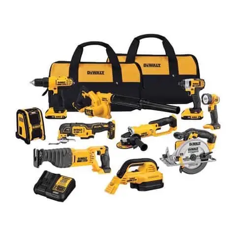 dc7159d7-eefa-4c1e-aefd-23d668455d45-1-1.webp 20-Volt MAX Lithium-Ion Cordless 7-Tool Combo Kit with 2.0 Ah Battery, 5.0 Ah Battery and Charger - Image 1