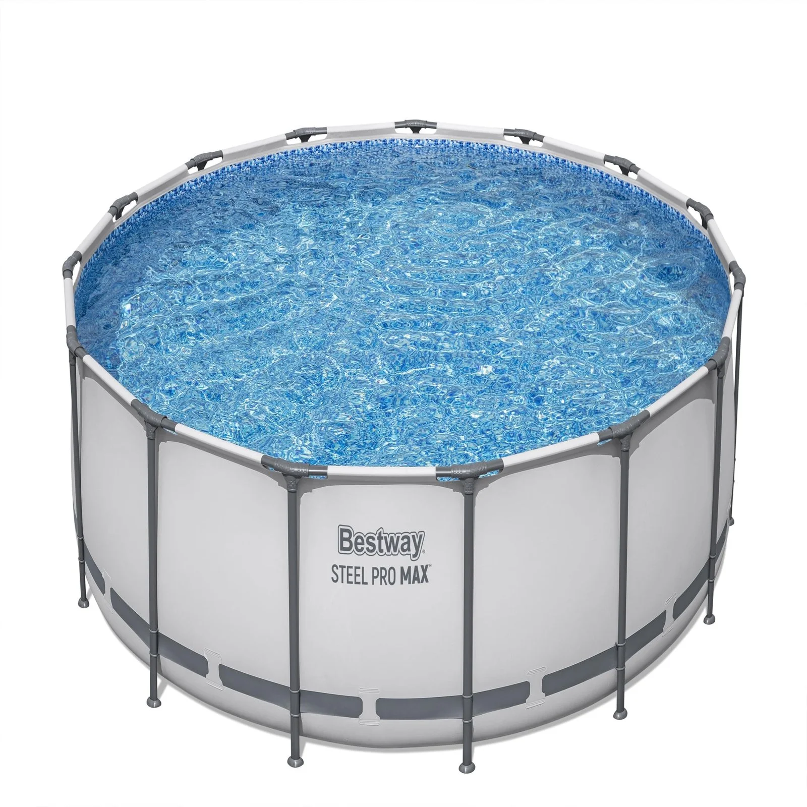 n1-9-1-1.webp Bestway Steel Pro MAX 10 Foot x 30 Inch Round Metal Frame Above Ground Outdoor Backyard Swimming Pool Set with 330 GPH Filter Pumps - Image 1
