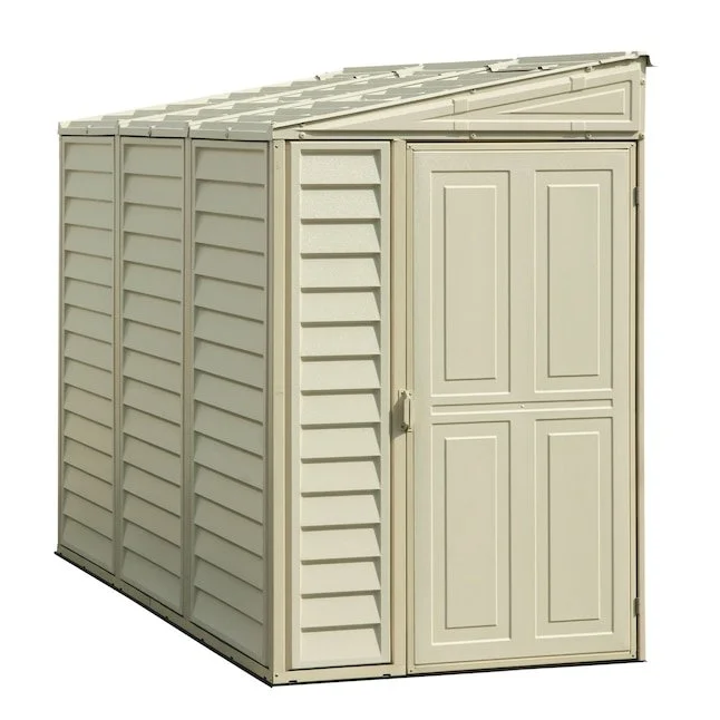 o1-18-1-1.webp DuraMax Building Products 4-ft x 8-ft Sidemate Off-white Lean-to Vinyl Storage Sheds - Image 1