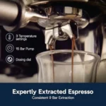 De’Longhi La Specialista Arte Evo Espresso Machine – Compact Cold Brew Coffee Maker with Grinder, Milk Steam Wand/Frother & Tamping Tools – Home Barista Kit for Lattes, Cappuccinos, Iced Coffees - Image 6