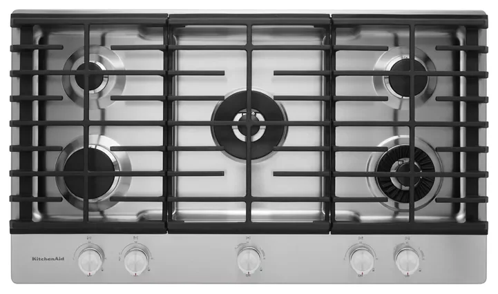 rr11-2-1.webp KitchenAid 36″ 5-Burner Gas Cooktops with Griddle - Image 1