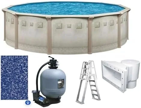 t1-12-1.webp Brazil Premium 27′ x 52″ Round Above Ground Swimming Pool Packages - Image 1