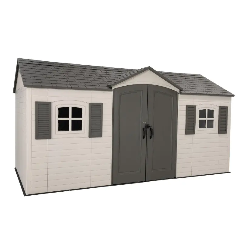 z1-19.webp Lifetime 15′ x 8′ Outdoor Storage Sheds - Image 1